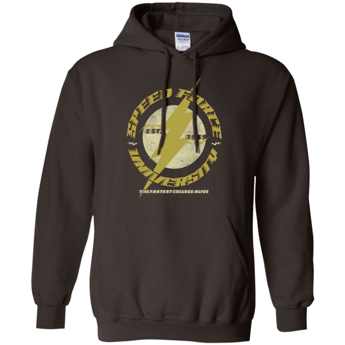 Sweatshirts Dark Chocolate / Small Speed Force University Pullover Hoodie