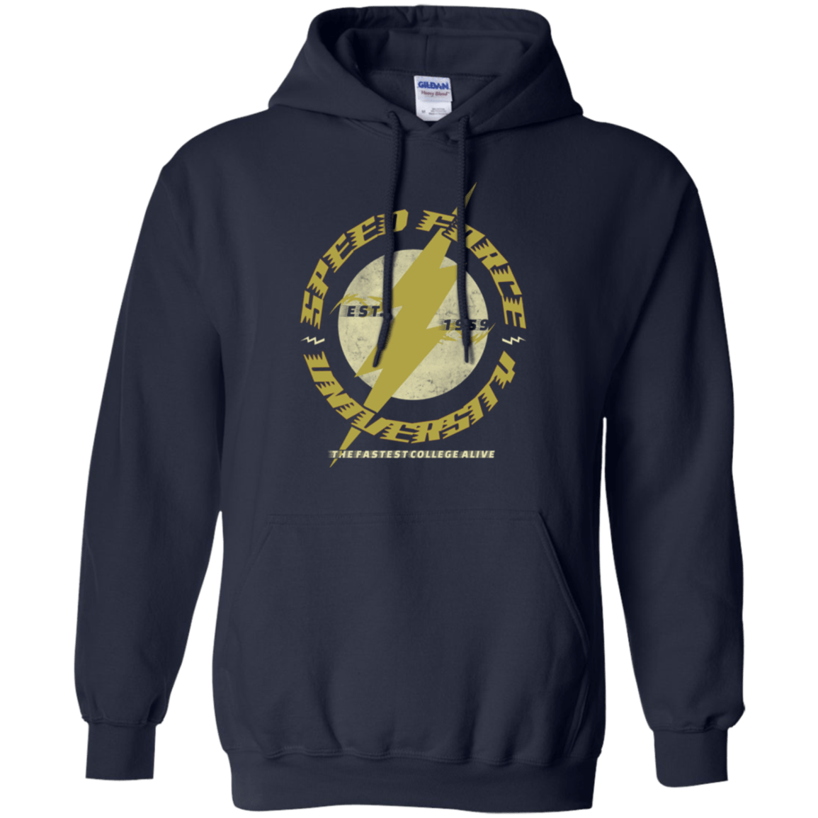Sweatshirts Navy / Small Speed Force University Pullover Hoodie