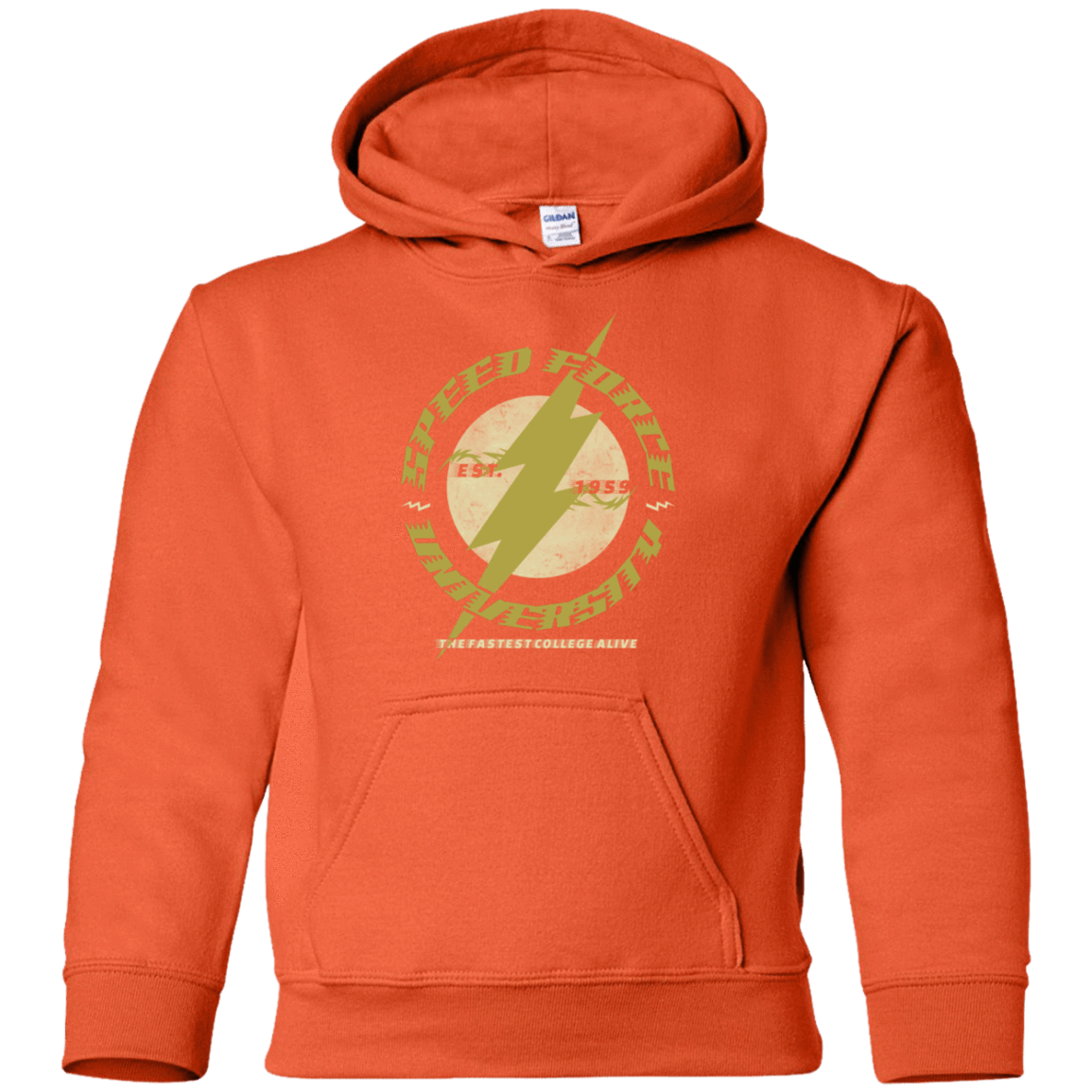 Sweatshirts Orange / YS Speed Force University Youth Hoodie