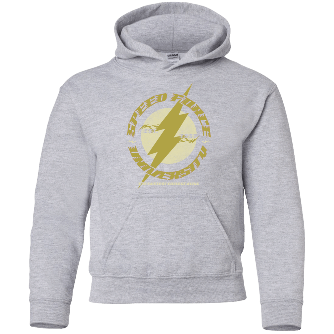 Sweatshirts Sport Grey / YS Speed Force University Youth Hoodie