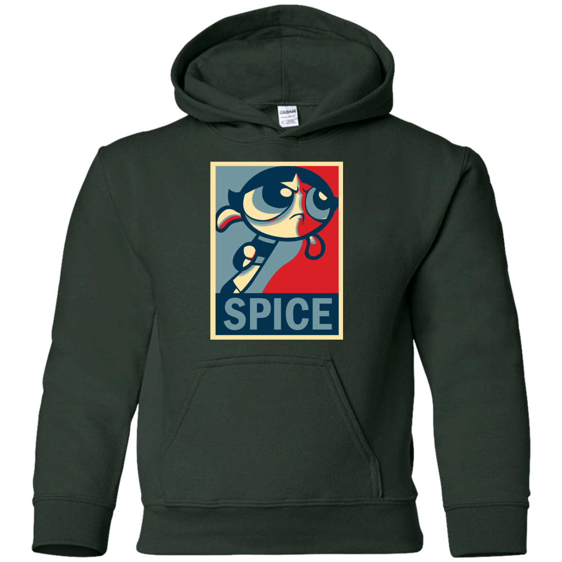 Sweatshirts Forest Green / YS Spice Powerpuff Youth Hoodie