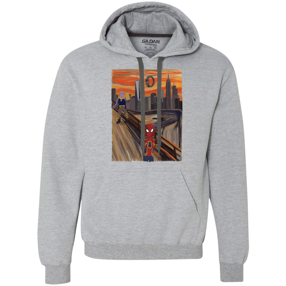 Sweatshirts Sport Grey / S Spider Scream Premium Fleece Hoodie