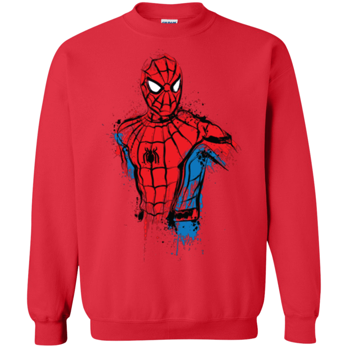 Sweatshirts Red / S Spiderman- Friendly Neighborhood Crewneck Sweatshirt