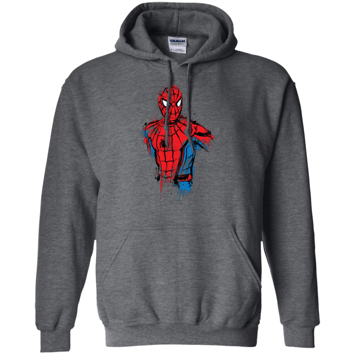 Sweatshirts Dark Heather / S Spiderman- Friendly Neighborhood Pullover Hoodie