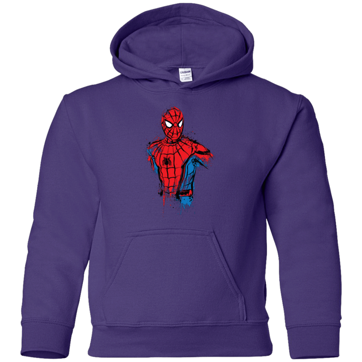 Sweatshirts Purple / YS Spiderman- Friendly Neighborhood Youth Hoodie
