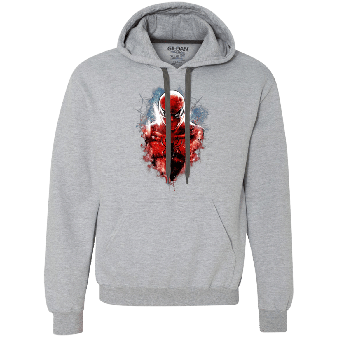Sweatshirts Sport Grey / Small Spiderman Premium Fleece Hoodie