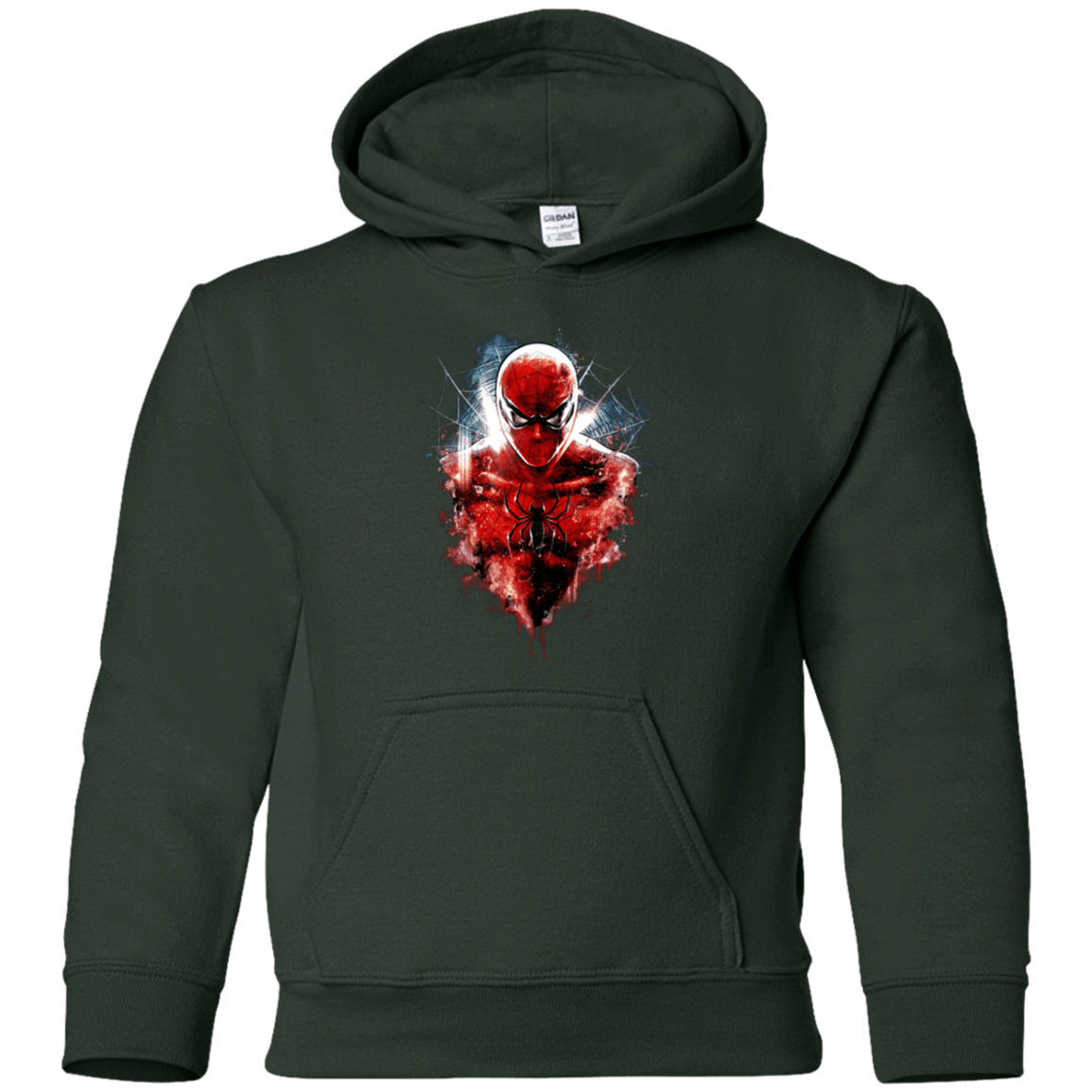 Sweatshirts Forest Green / YS Spiderman Youth Hoodie