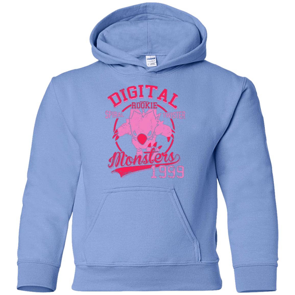 Sweatshirts Carolina Blue / YS Spiral Twister Youth Hoodie