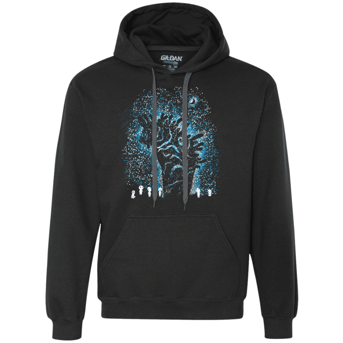 Sweatshirts Black / S Spirits In The Night Premium Fleece Hoodie