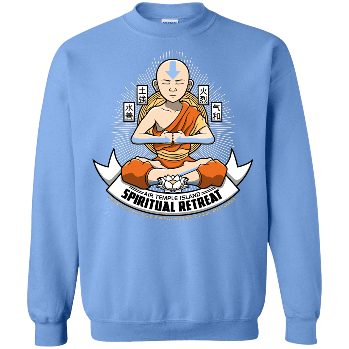 Sweatshirts Carolina Blue / Small SPIRITUAL RETREATT Crewneck Sweatshirt