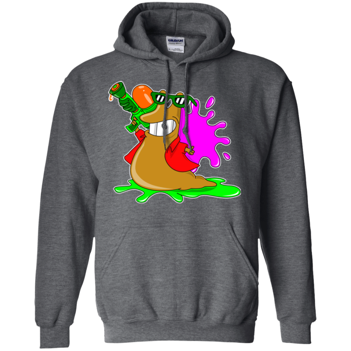 Sweatshirts Dark Heather / Small Splash party Pullover Hoodie