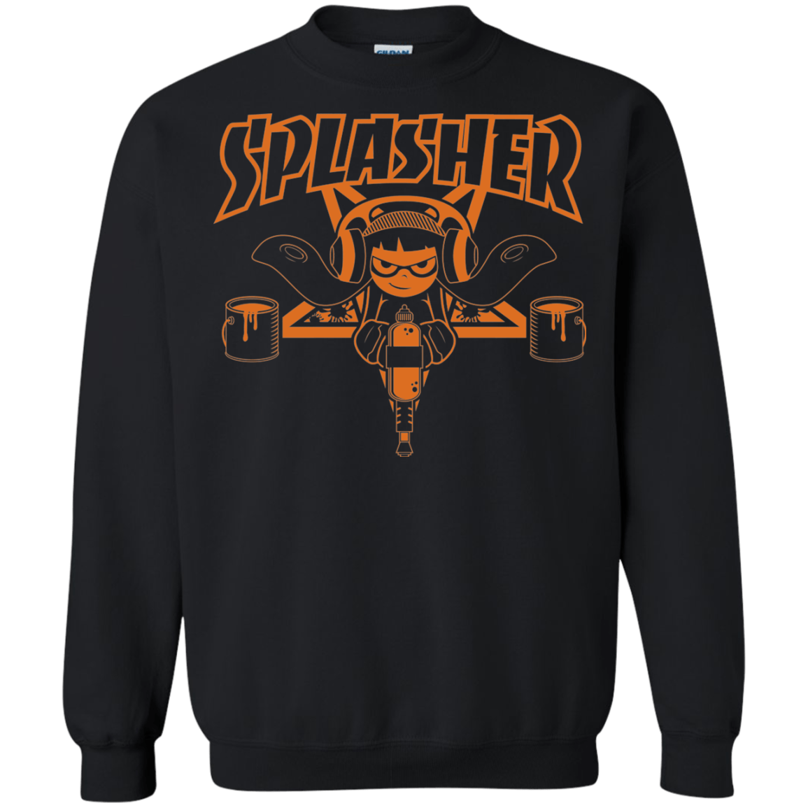 Sweatshirts Black / S SPLASHER Crewneck Sweatshirt
