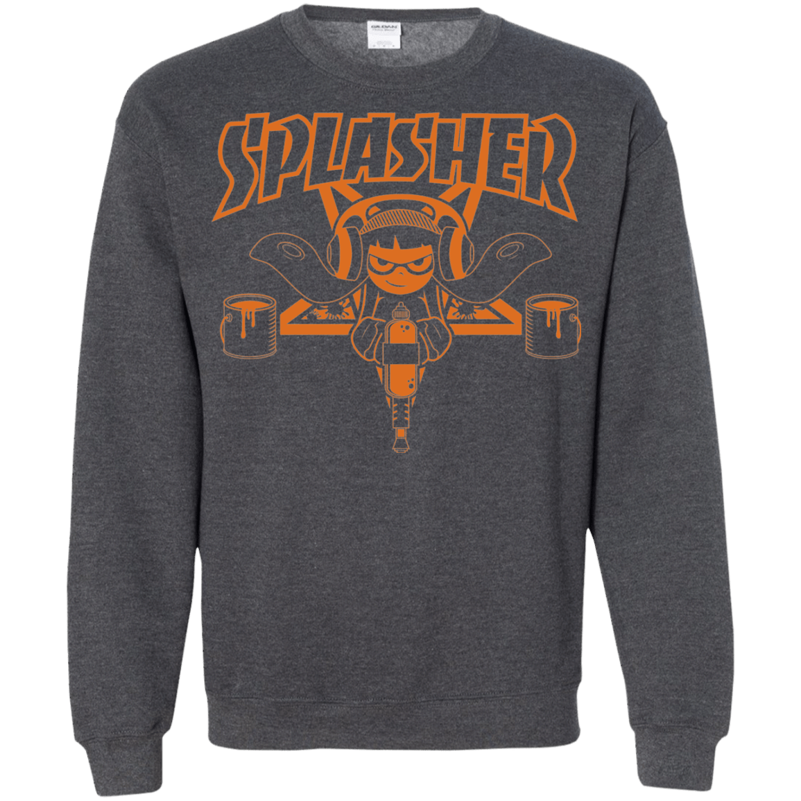 Sweatshirts Dark Heather / S SPLASHER Crewneck Sweatshirt
