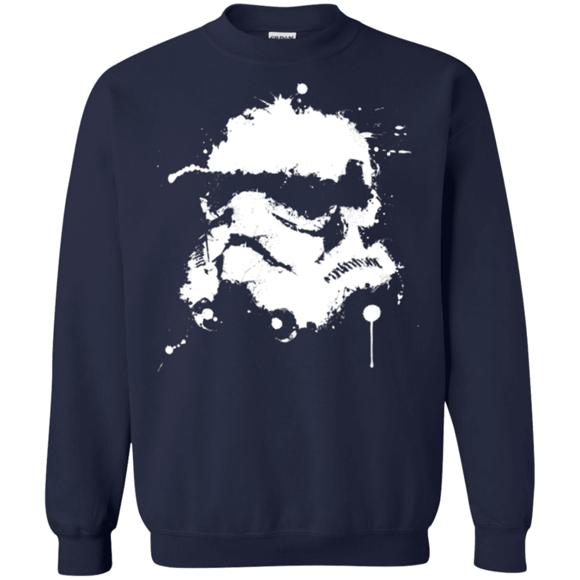 Sweatshirts Navy / Small Splatted Helmet Crewneck Sweatshirt