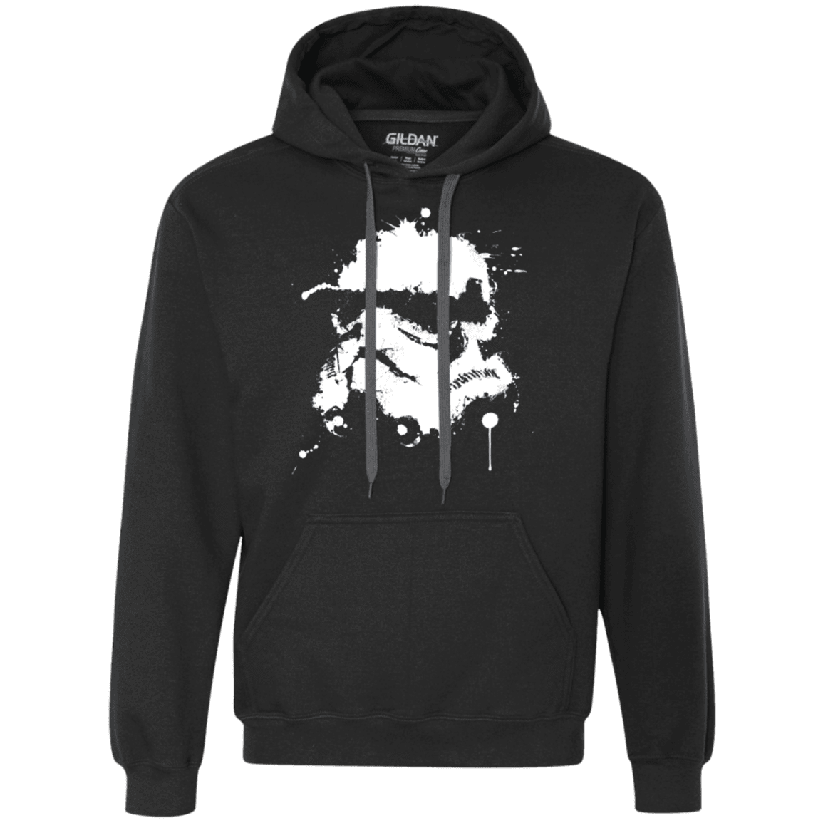 Sweatshirts Black / Small Splatted Helmet Premium Fleece Hoodie