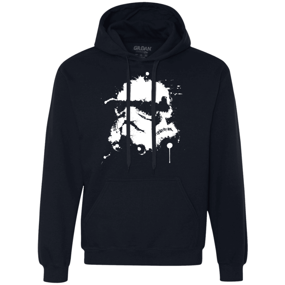 Sweatshirts Navy / Small Splatted Helmet Premium Fleece Hoodie