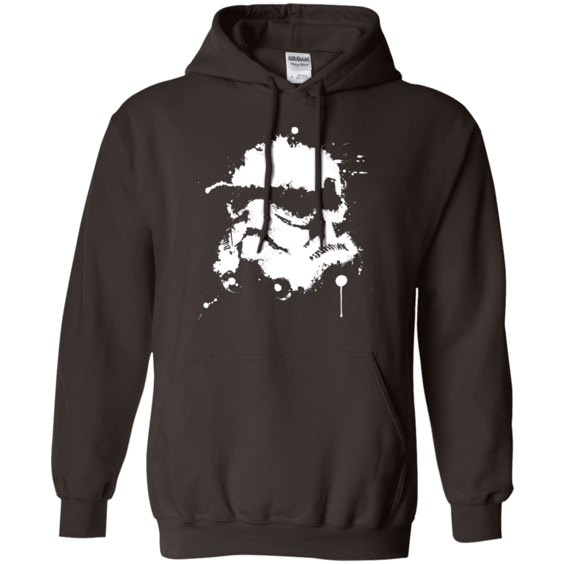Sweatshirts Dark Chocolate / Small Splatted Helmet Pullover Hoodie