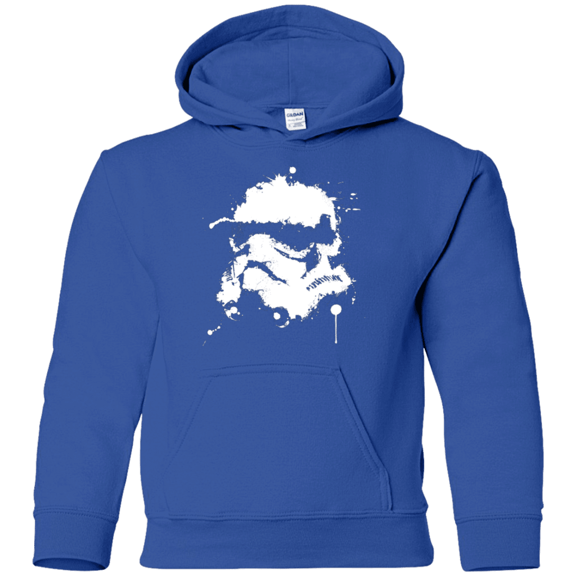 Sweatshirts Royal / YS Splatted Helmet Youth Hoodie