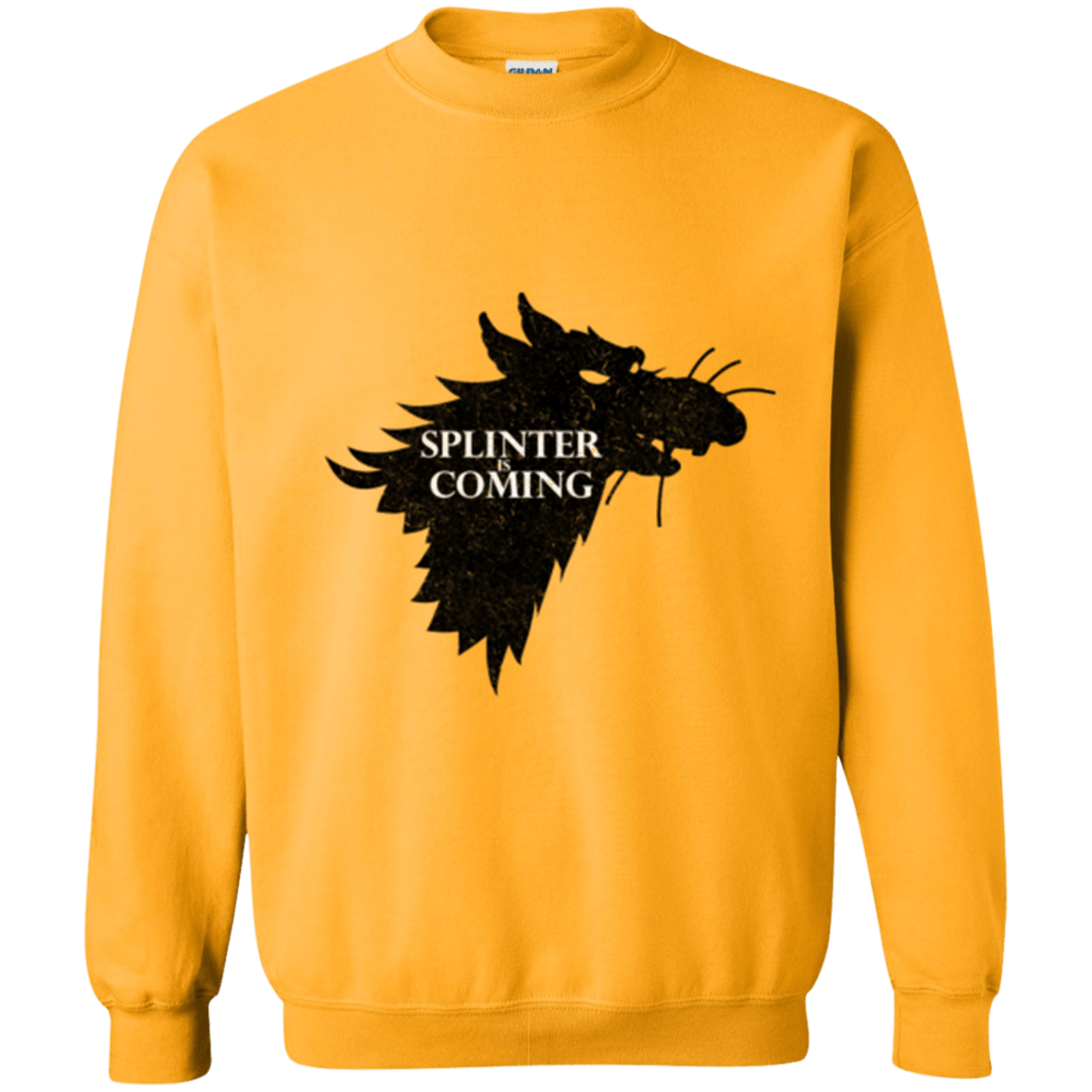 Sweatshirts Gold / Small Splinter is Coming Crewneck Sweatshirt