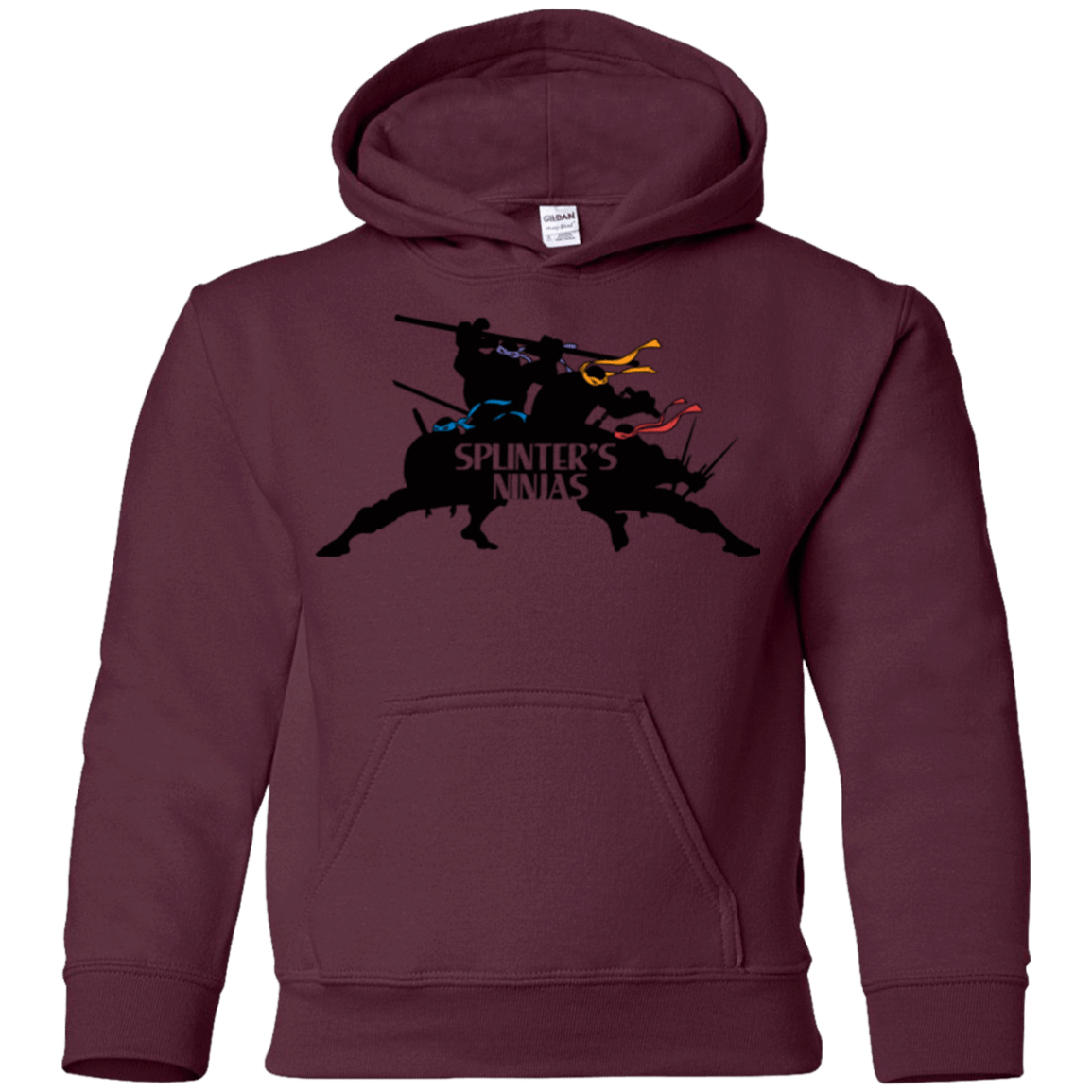 Sweatshirts Maroon / YS Splinters Ninjas Youth Hoodie