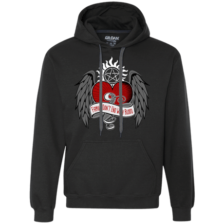 Sweatshirts Black / S SPN Tattoo Premium Fleece Hoodie