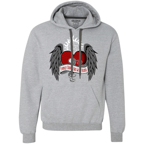 Sweatshirts Sport Grey / S SPN Tattoo Premium Fleece Hoodie