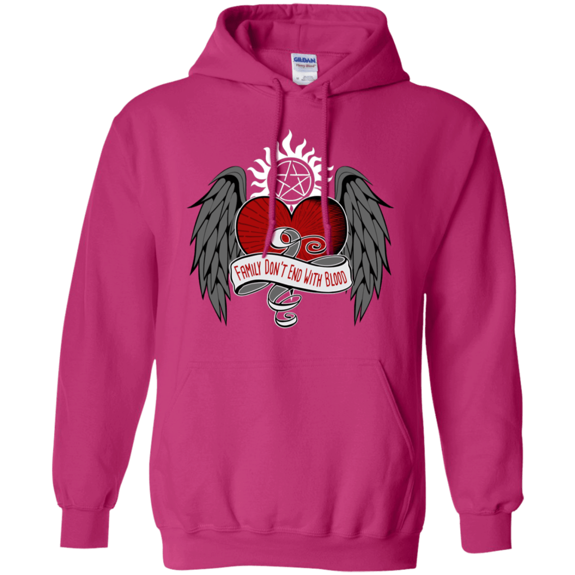 Sweatshirts Heliconia / S SPN Tattoo Pullover Hoodie