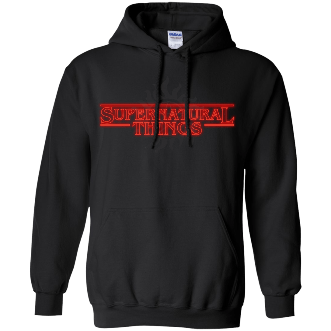 Sweatshirts Black / S SPN Things Pullover Hoodie