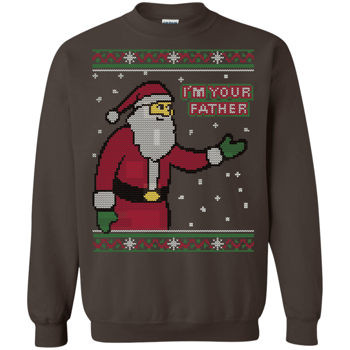 Sweatshirts Dark Chocolate / Small Spoiler Christmas Sweater Crewneck Sweatshirt