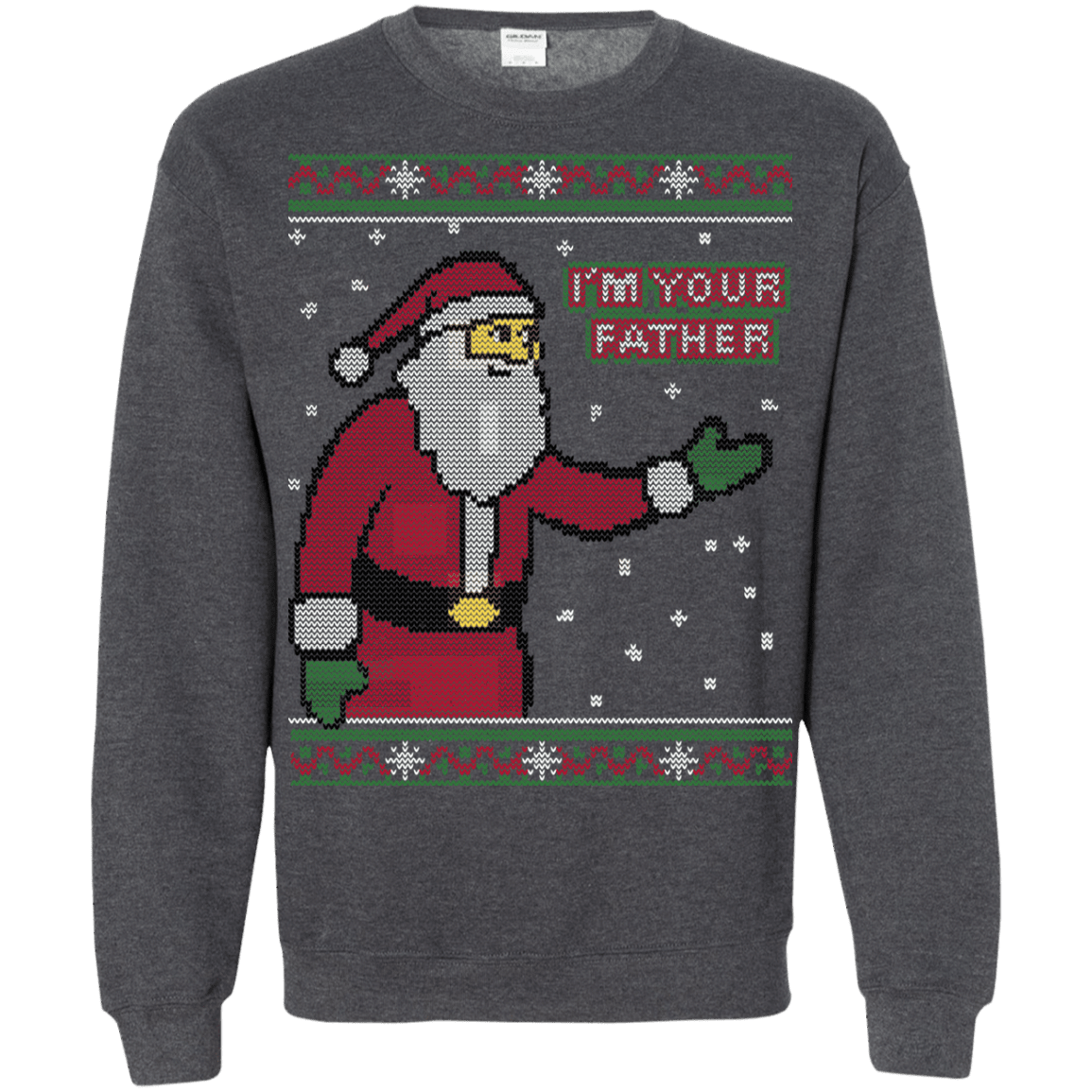 Sweatshirts Dark Heather / Small Spoiler Christmas Sweater Crewneck Sweatshirt