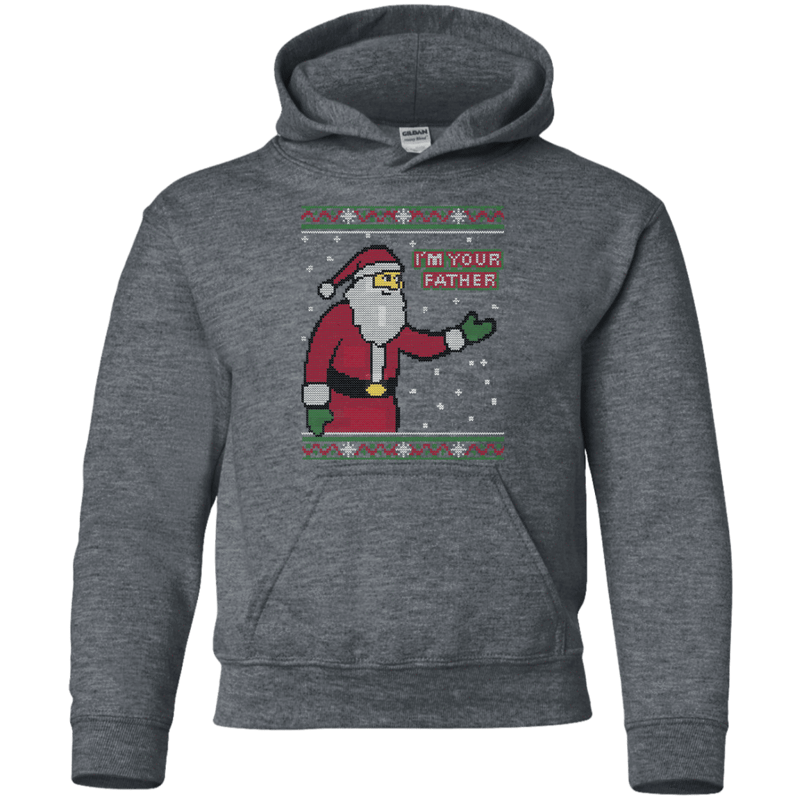 Sweatshirts Dark Heather / YS Spoiler Christmas Sweater Youth Hoodie