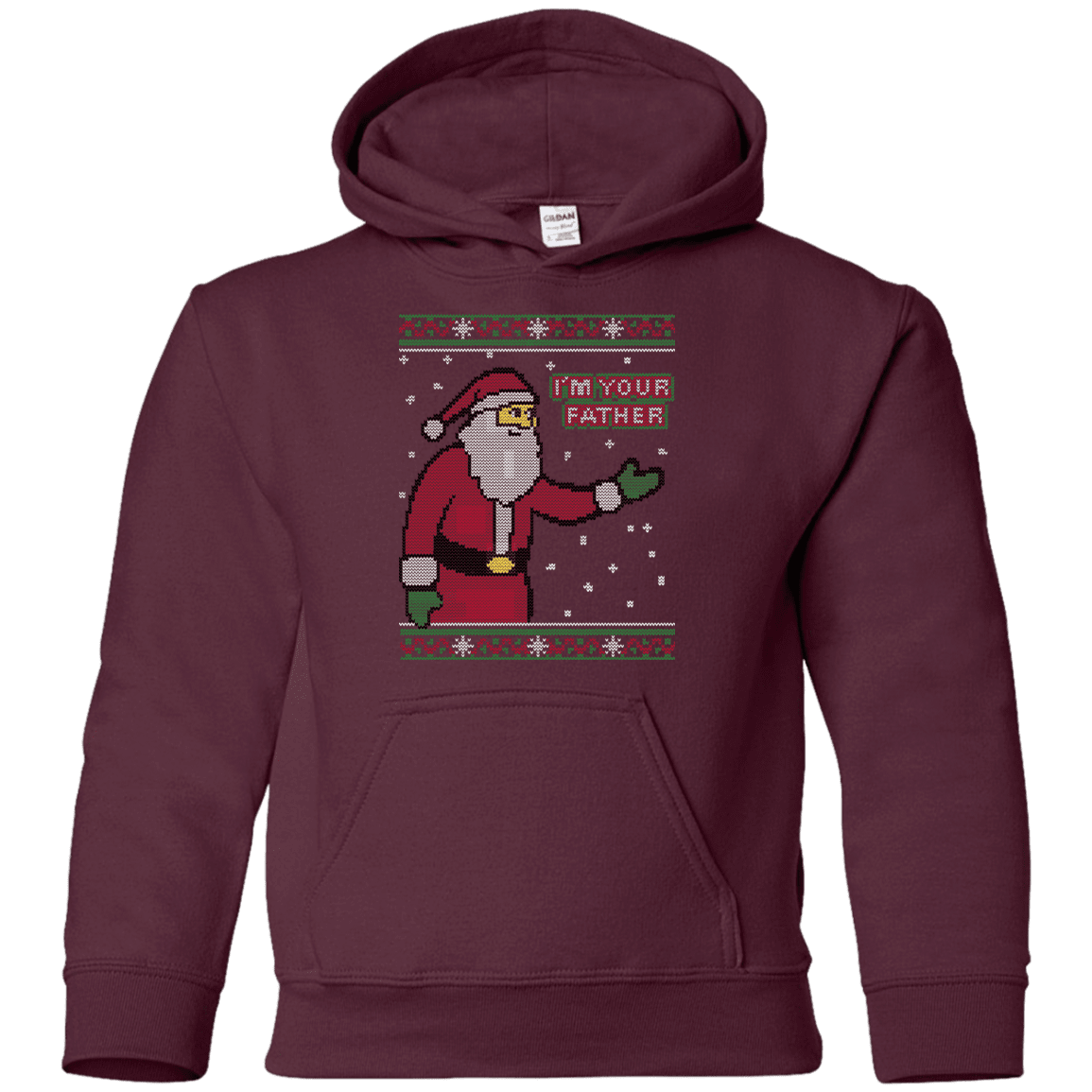Sweatshirts Maroon / YS Spoiler Christmas Sweater Youth Hoodie