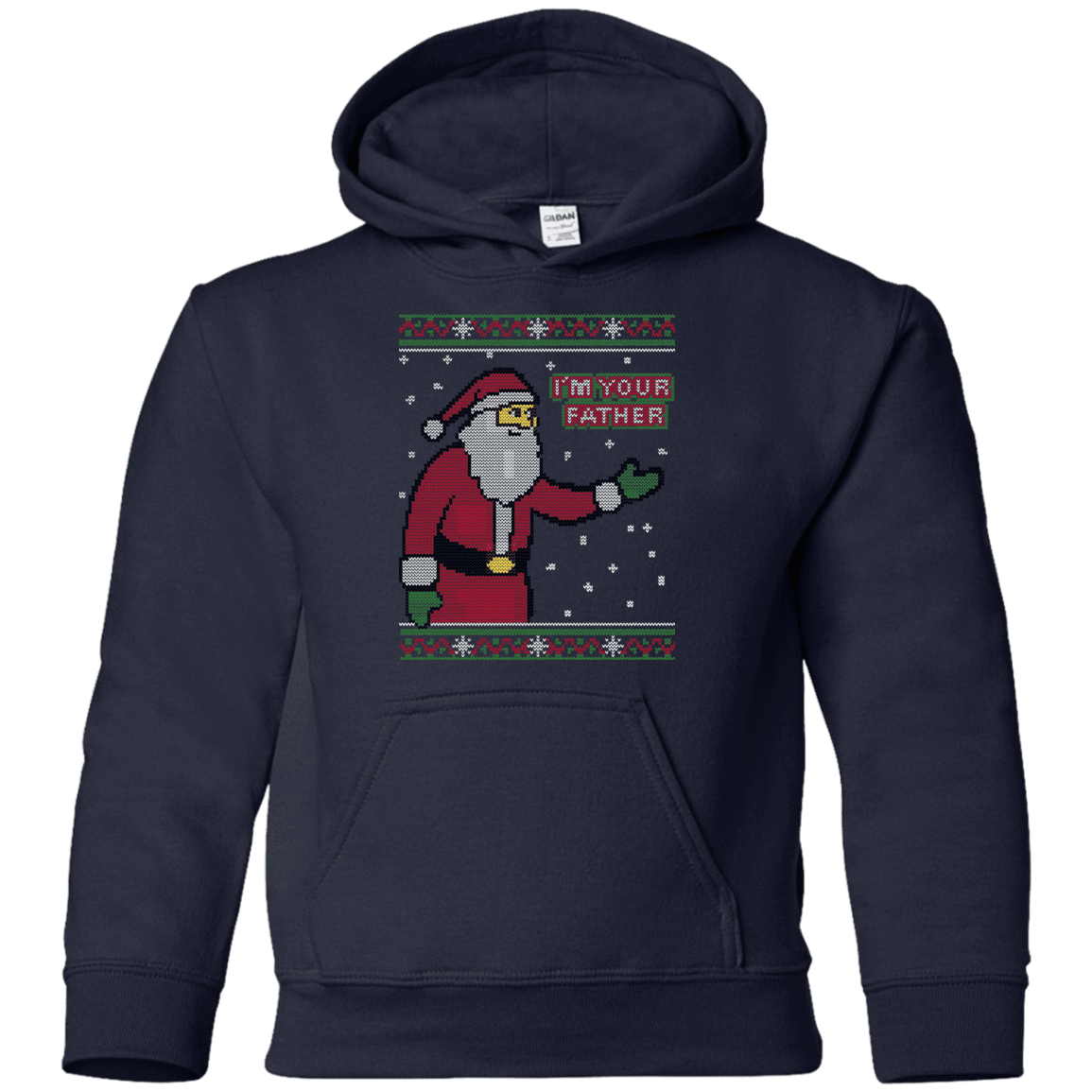 Sweatshirts Navy / YS Spoiler Christmas Sweater Youth Hoodie