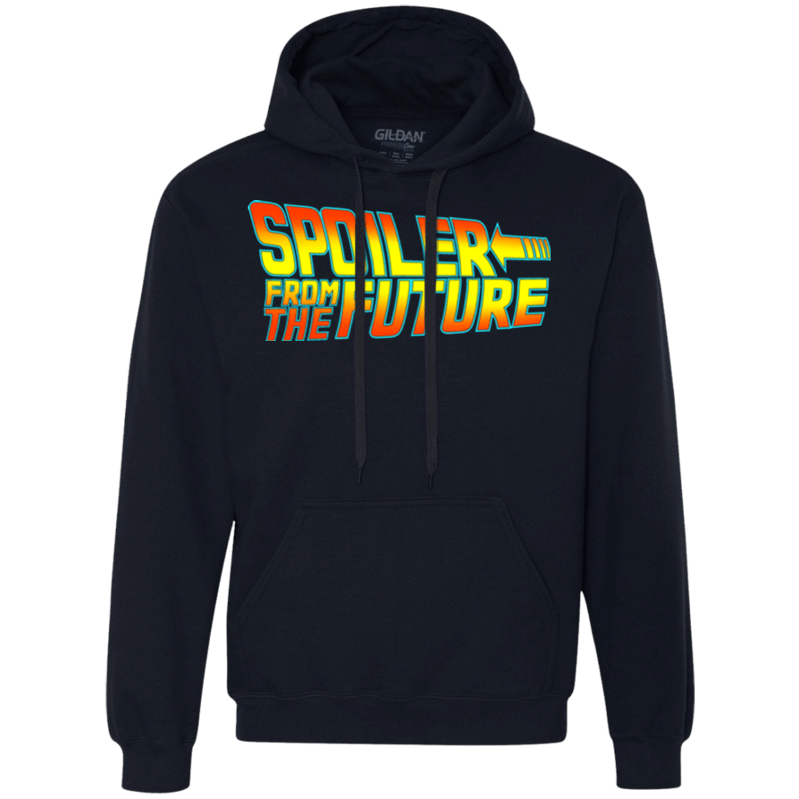 Sweatshirts Navy / Small Spoiler from the future Premium Fleece Hoodie