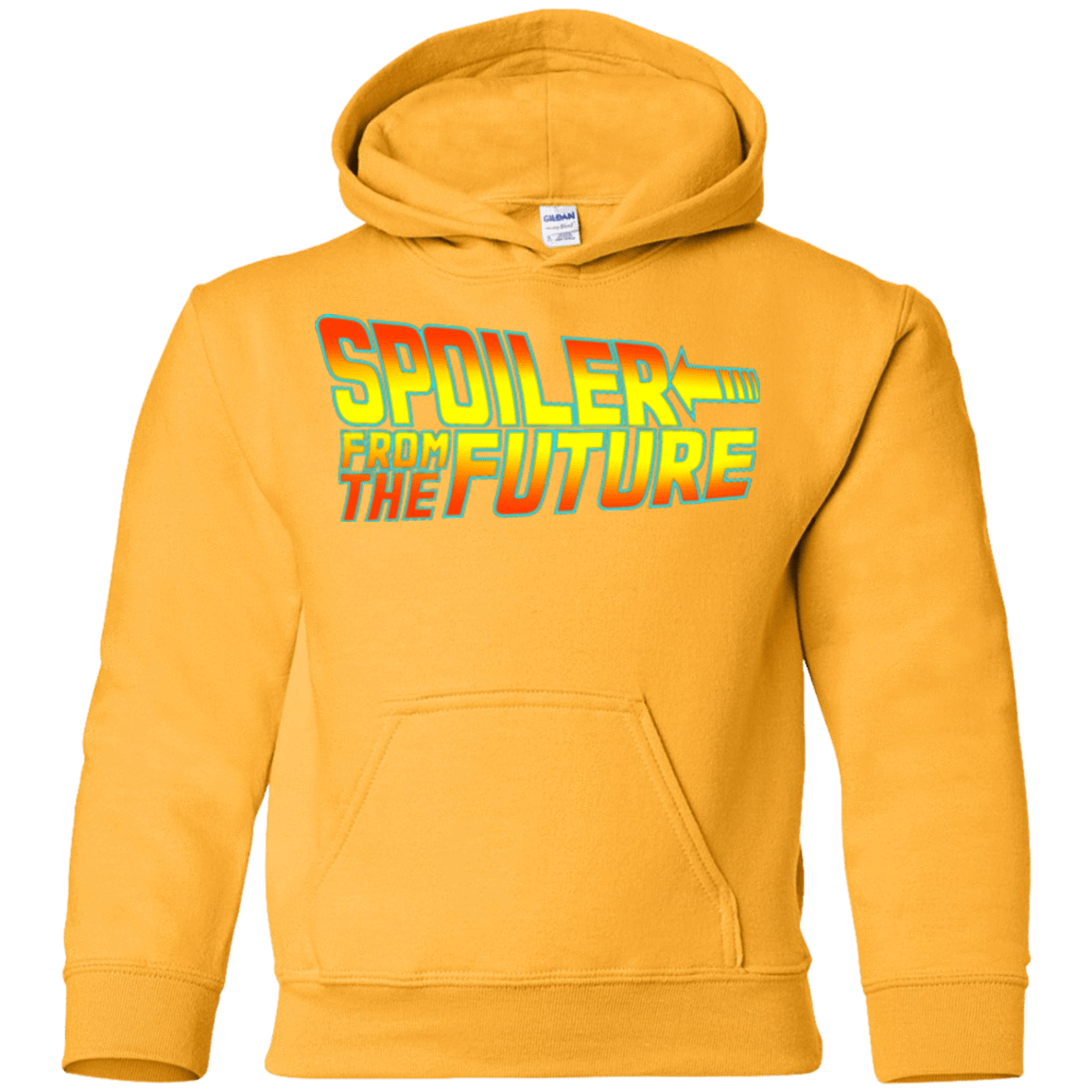 Sweatshirts Gold / YS Spoiler from the future Youth Hoodie