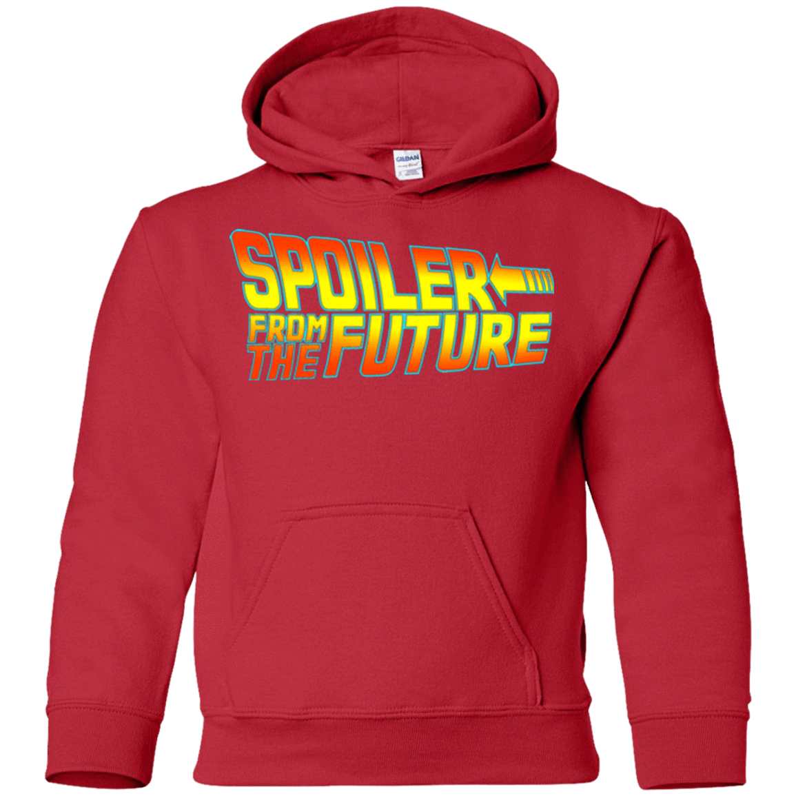 Sweatshirts Red / YS Spoiler from the future Youth Hoodie