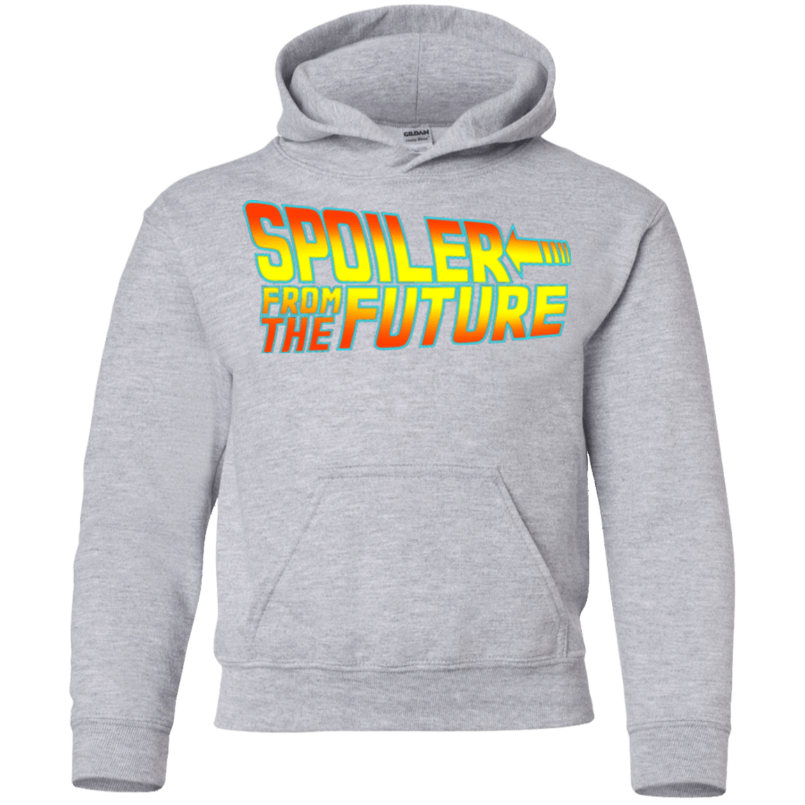 Sweatshirts Sport Grey / YS Spoiler from the future Youth Hoodie
