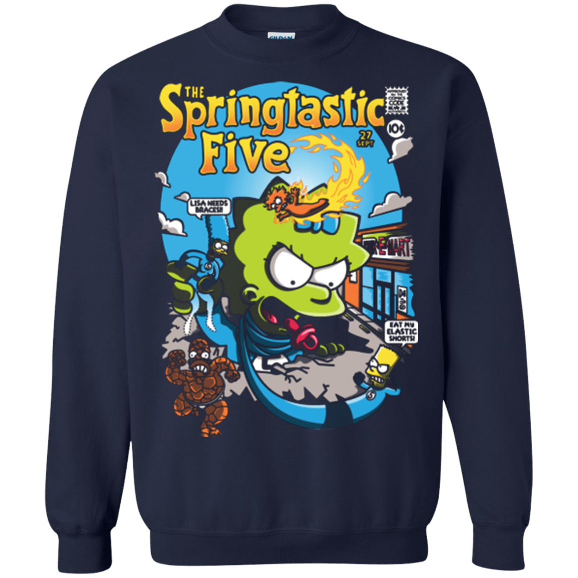 Sweatshirts Navy / Small Springtastic Crewneck Sweatshirt