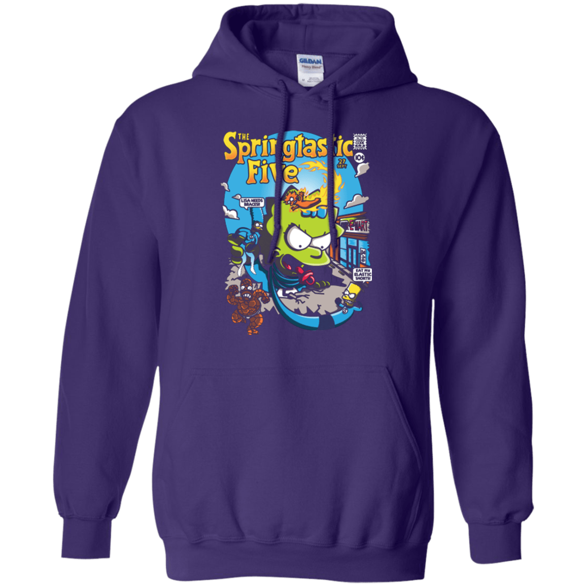 Sweatshirts Purple / Small Springtastic Pullover Hoodie