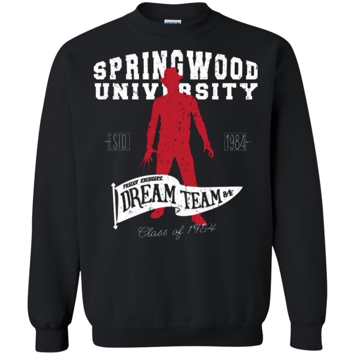 Sweatshirts Black / Small Springwood University Crewneck Sweatshirt