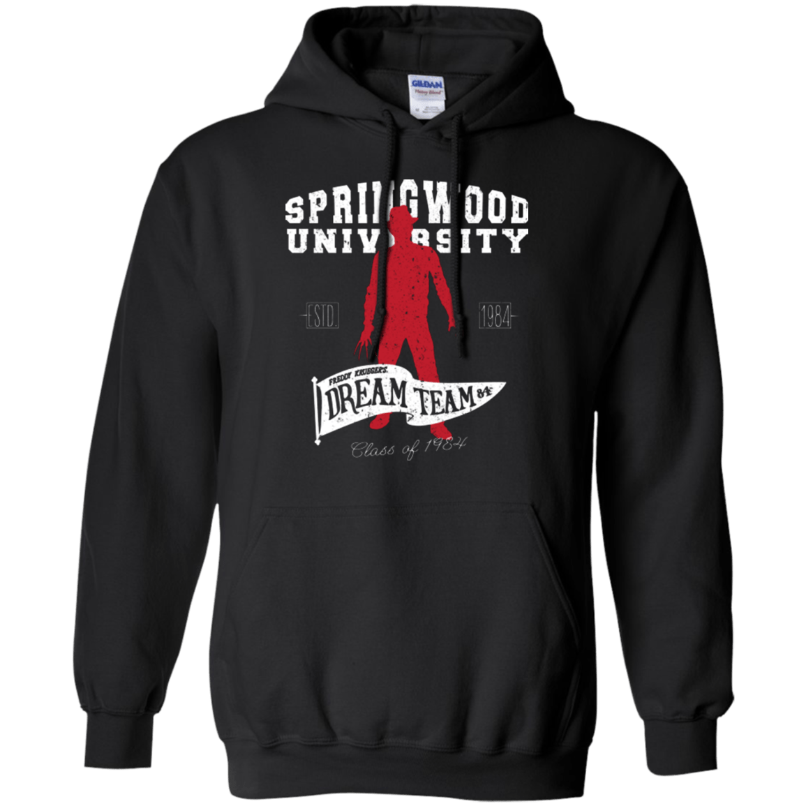 Sweatshirts Black / Small Springwood University Pullover Hoodie