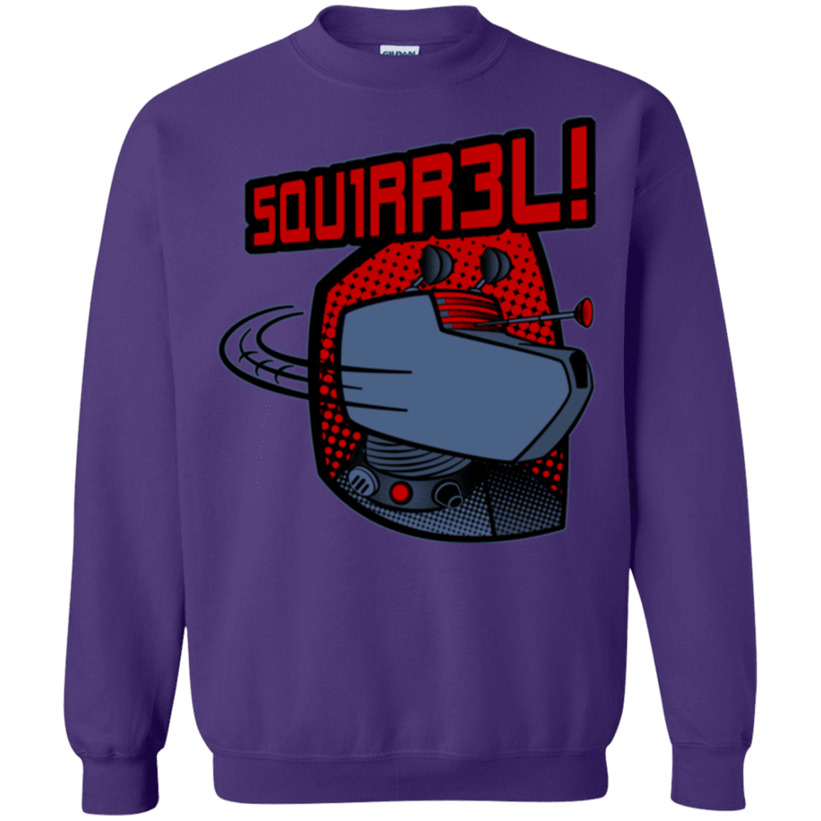 Sweatshirts Purple / Small Squirrel Crewneck Sweatshirt