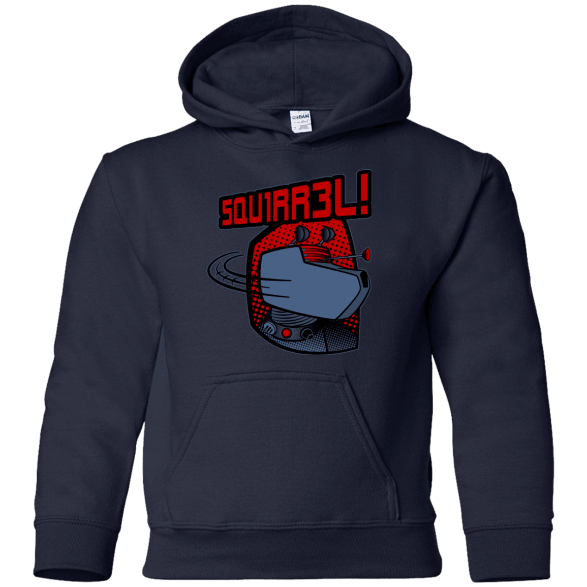 Sweatshirts Navy / YS Squirrel Youth Hoodie