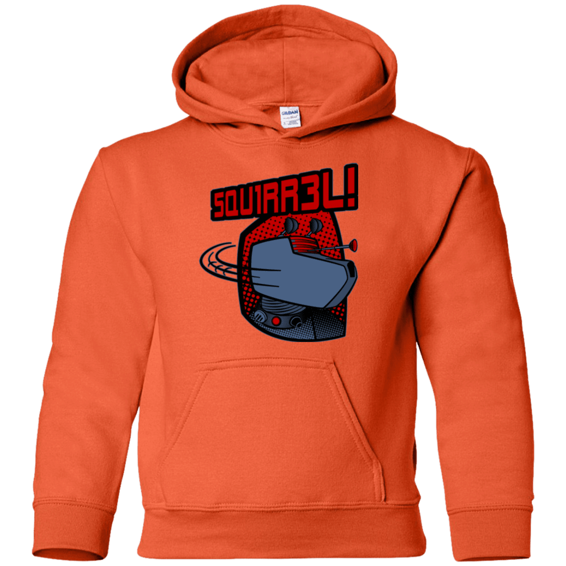 Sweatshirts Orange / YS Squirrel Youth Hoodie