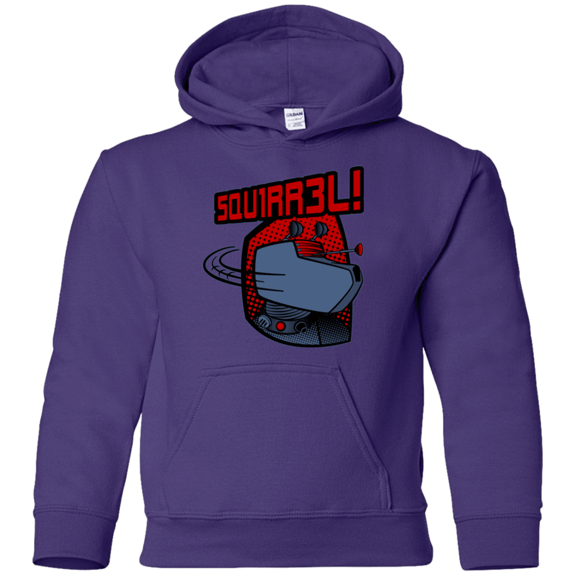Sweatshirts Purple / YS Squirrel Youth Hoodie