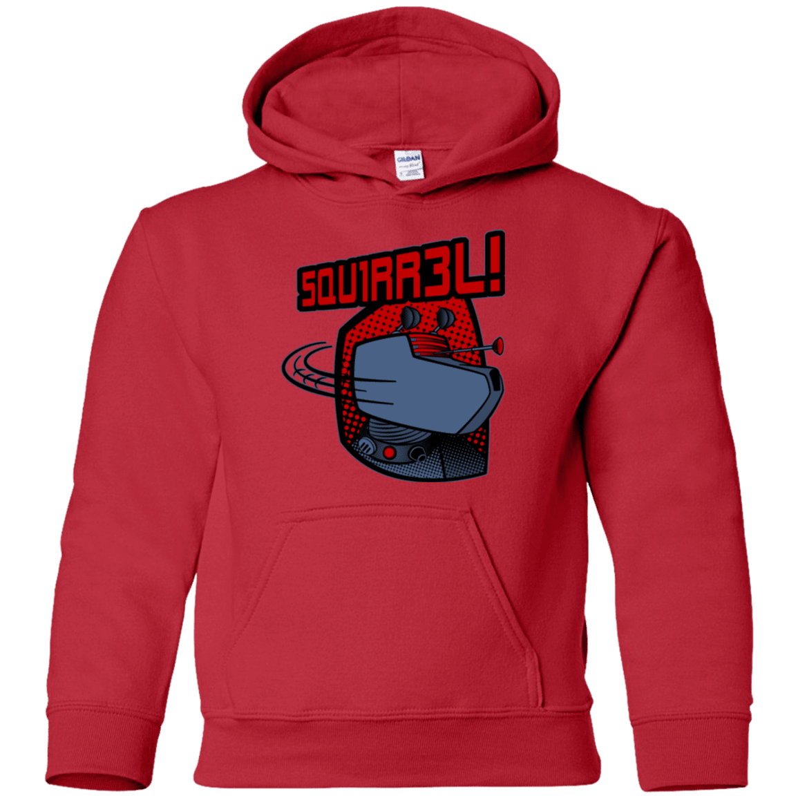 Sweatshirts Red / YS Squirrel Youth Hoodie