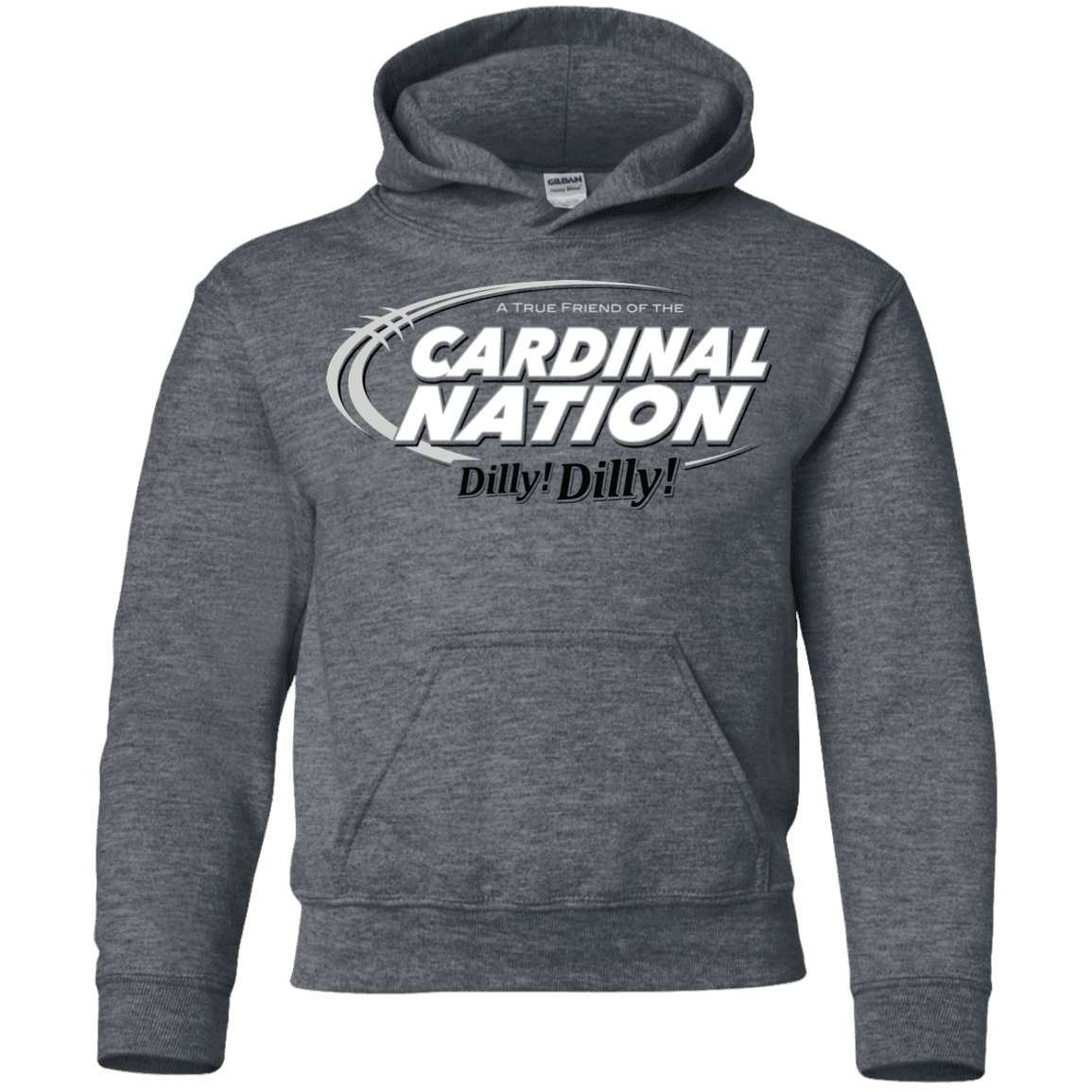 Sweatshirts Dark Heather / YS Stanford Dilly Dilly Youth Hoodie