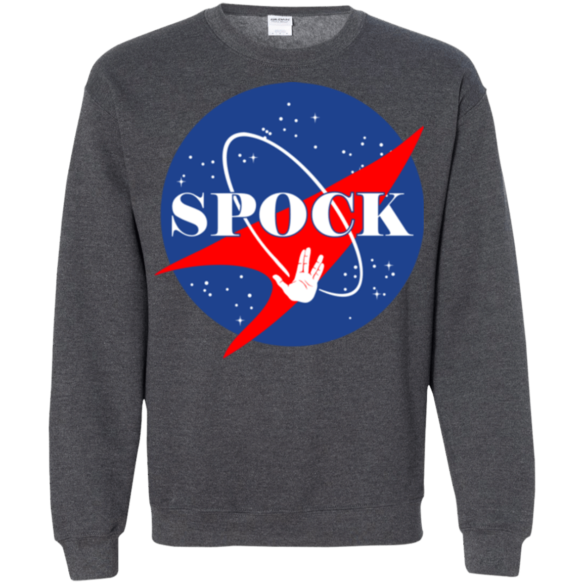 Sweatshirts Dark Heather / Small Star captain Crewneck Sweatshirt