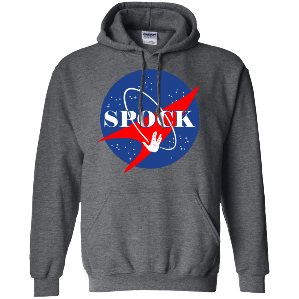 Sweatshirts Dark Heather / Small Star captain Pullover Hoodie