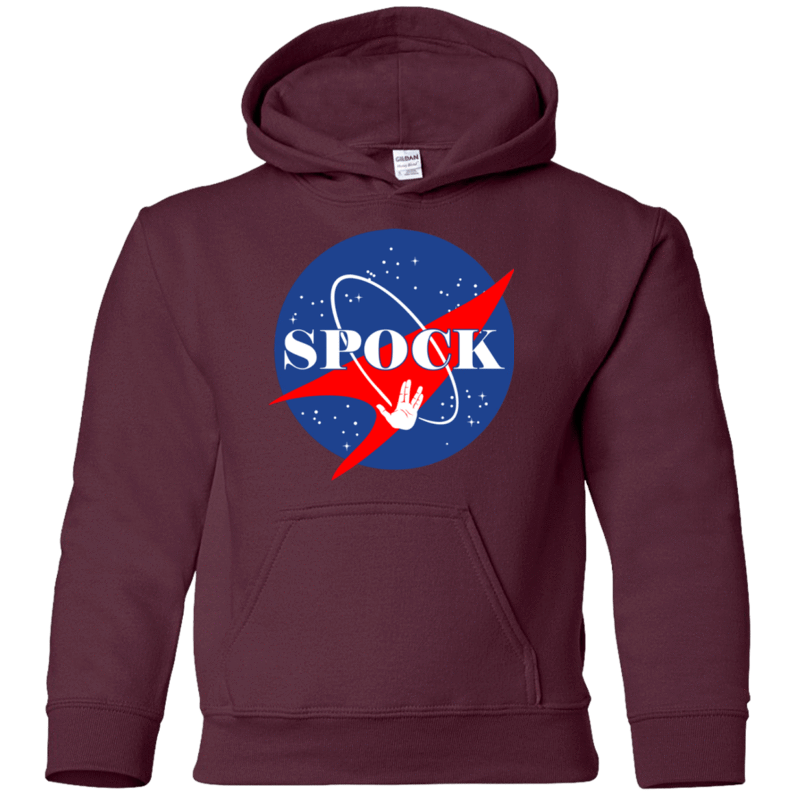 Sweatshirts Maroon / YS Star captain Youth Hoodie
